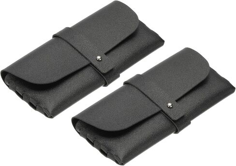 uxcell Soft Eyeglass Cases, Leather Sunglass Case with Nail Buckle for Women Men in Saudi Arabia