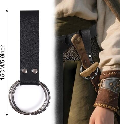 choyaxo Medieval Belt Renaissance Belt Leather Belt Renaissance Medieval Accessorie for Halloween Cosplay in Saudi Arabia
