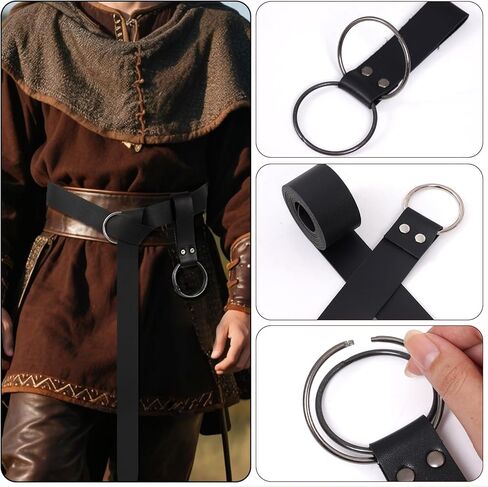 choyaxo Medieval Belt Renaissance Belt Leather Belt Renaissance Medieval Accessorie for Halloween Cosplay in Saudi Arabia