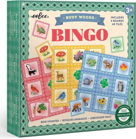 eeBoo: Preschool Bingo: Things I Know - Practice Sorting & Memory Skills, Encourages Recognition, Preschool Learning, Game for Kids Ages 3+ in Kuwait