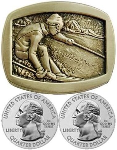 Indiana Metal Craft Men's Ski Belt Buckle in Saudi Arabia