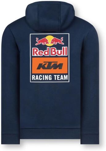KTM Red Bull Backprint Zip Hoodie, Navy, Large, 3RB220054004 in Saudi Arabia
