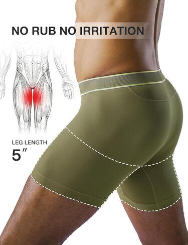 Men's Underwear Breathable Boxer Briefs Athletic Moisture Wicking Comfortable Underwear ComfortFlexible Waistband in Saudi Arabia
