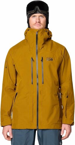 سترة Mountain Hardwear، Boundary Ridge GORE-TEX 3L - للرجال، ذهبي زيتوني، L in Saudi Arabia