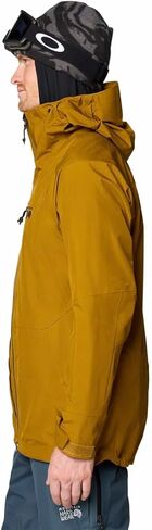 سترة Mountain Hardwear، Boundary Ridge GORE-TEX 3L - للرجال، ذهبي زيتوني، L in Saudi Arabia