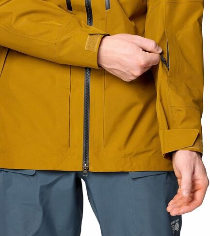 سترة Mountain Hardwear، Boundary Ridge GORE-TEX 3L - للرجال، ذهبي زيتوني، L in Saudi Arabia