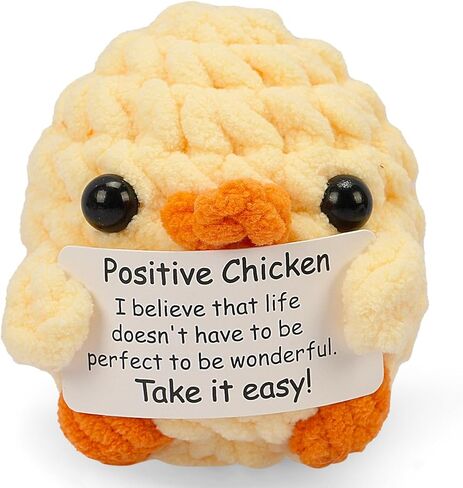 Beeboy Emotional Support Crochet Sunshine - Positive Support Plush Gift Ideas for Women, Crochet Ornament Stuff Advent Calendar, Positive Affirmations Amigurumi Dolls in Saudi Arabia