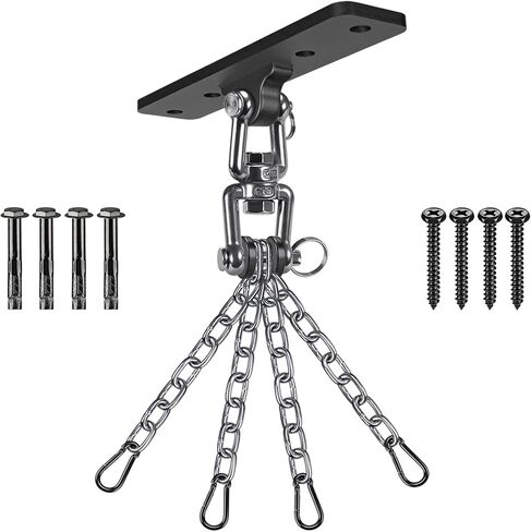 Dolibest Wall Mount Heavy Bag Hanger, Heavy Duty Punching Bag Hanger, Adjustable Boxing Bag Hanger Stand for Home Gym Indoor Outdoor, (800 LB Capacity) in Saudi Arabia