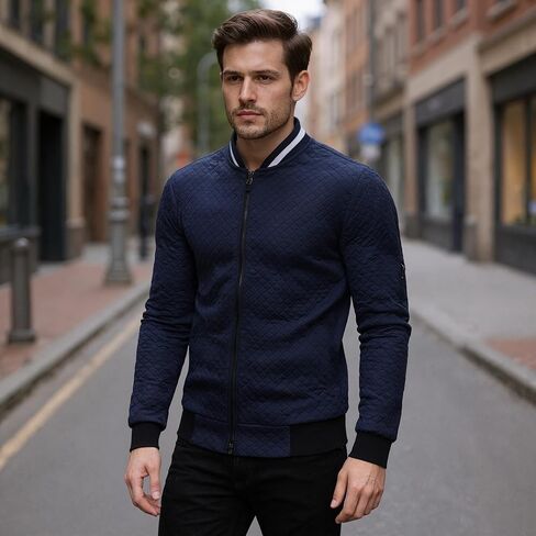 Wind Jacket for Men Casual Lightweight Windbreaker Spring Fall Zip Up Coat with Pocket in Saudi Arabia