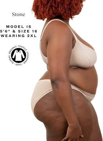 Subset Women's Organic Cotton Low-Rise Bikini, All-Day Comfort, Breathable, Natural Knickey Underwear for All in Saudi Arabia