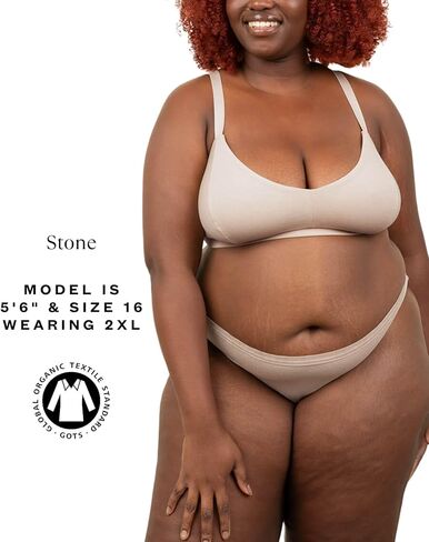 Subset Women's Organic Cotton Low-Rise Bikini, All-Day Comfort, Breathable, Natural Knickey Underwear for All in Saudi Arabia