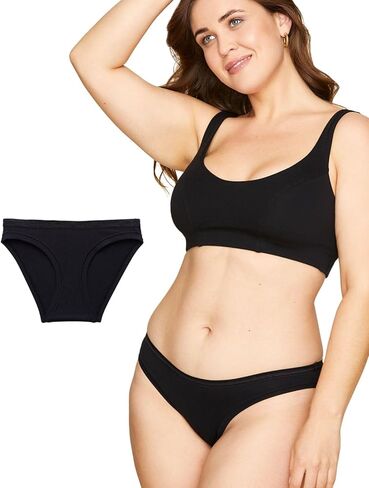 Subset Women's Organic Cotton Low-Rise Bikini, All-Day Comfort, Breathable, Natural Knickey Underwear for All in Saudi Arabia