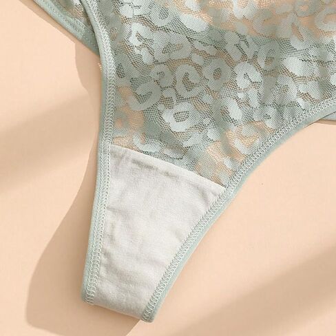 Lace Women's Bikini Panties 5-Pack, Breathable Cotton Blend Underwear, Assorted Colors in Saudi Arabia