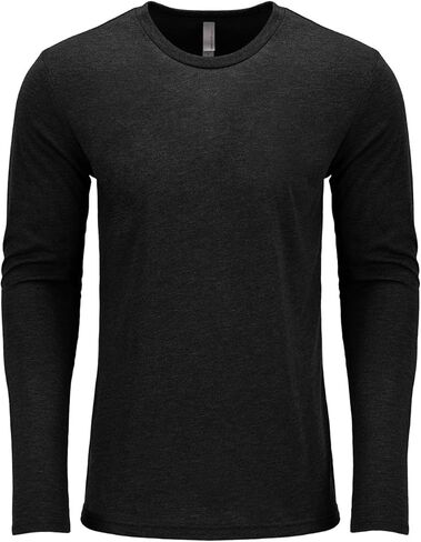 Next Level Mens Triblend Long-Sleeve Crew - VINTAGE BLACK - 2XL - (Style # 6071 - Original Label) in Saudi Arabia