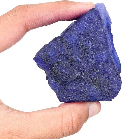 REAL-GEMS 1404 Ct Natural Raw Rough Blue Sapphire Loose Gemstone for Jewelry Making Crystal Decor Energy Stone and Handmade Craft Projects in Saudi Arabia