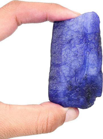 REAL-GEMS 1404 Ct Natural Raw Rough Blue Sapphire Loose Gemstone for Jewelry Making Crystal Decor Energy Stone and Handmade Craft Projects in Saudi Arabia