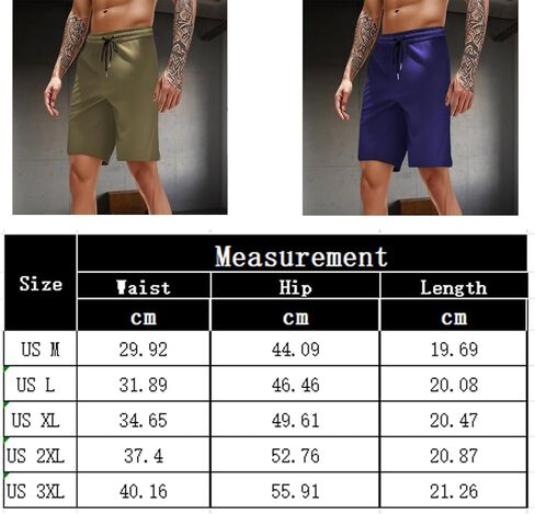 Men's Athletic Running Shorts 7 Inch Lightweight Summer Beach Workout Basketball Shorts in Saudi Arabia