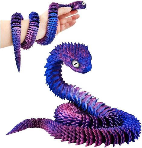 3D Printed Luminous Purple Dragon in Egg Full Articulated Crystal Dragon with Egg Home Office Decor Executive Desk in Saudi Arabia