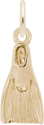 Rembrandt Swim Fin Charm, 10K Yellow Gold in Saudi Arabia