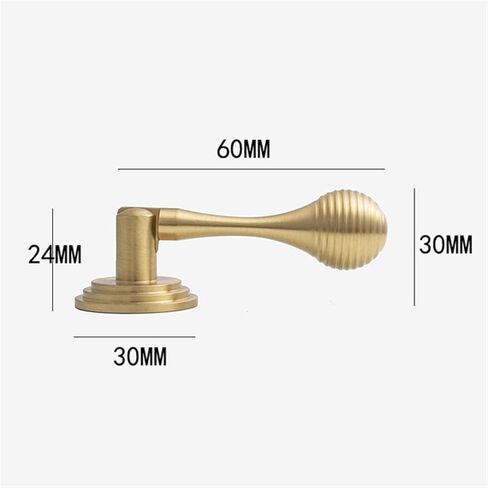 Pulls,Cabinet Handles, Vertical Lines Solid Brass Drawer Knobs T Bar Handle Bedroom Pulls Kitchen Cabinet Door Pull in Kuwait