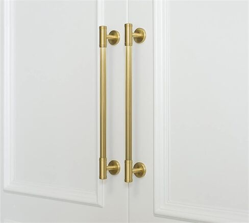 Pulls,Cabinet Handles, Vertical Lines Solid Brass Drawer Knobs T Bar Handle Bedroom Pulls Kitchen Cabinet Door Pull in Kuwait