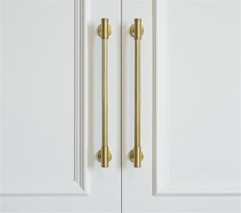 Pulls,Cabinet Handles, Vertical Lines Solid Brass Drawer Knobs T Bar Handle Bedroom Pulls Kitchen Cabinet Door Pull in Kuwait