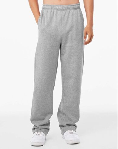 Bella + Canvas بنطال رياضي بساق مستقيمة للجنسين - ATHLETIC HEATHER - M in Kuwait