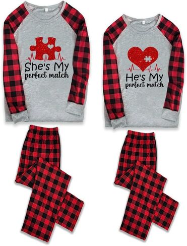 Plus Size Merry Christmas Matching Christmas Pajamas Set For Adults in Saudi Arabia