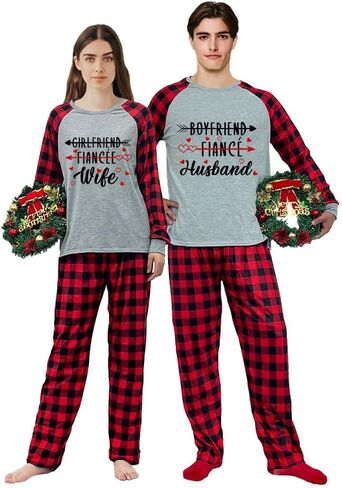 Plus Size Merry Christmas Matching Christmas Pajamas Set For Adults in Saudi Arabia