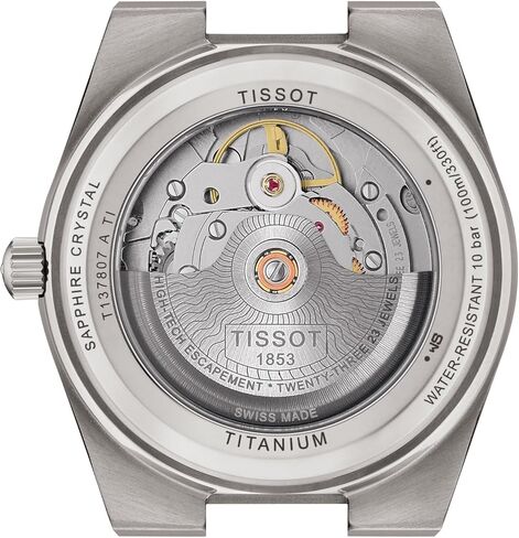 Tissot PRX 38mm, Swiss Automatic Watch for Men, Titanium Case, Blue Dial, T1378074404100 in Saudi Arabia
