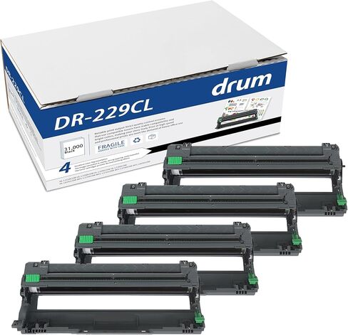 وحدة الطبل DR229CL DR-229CL، بديل متوافق لطابعة Brother DR229 DR-229CL DR229CL لطابعة Brother HL-L3220CDW HL-L3300CDW MFC-L3720CDW MFC-L3780CDW (DR229CL أسود عبوة واحدة) in Kuwait