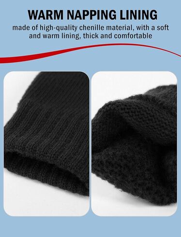 AURUZA Thermal Gloves for Women Touch Screen Knit Stretchy Gloves for Outdoor Activities Skiing Hiking Work and Running in Saudi Arabia