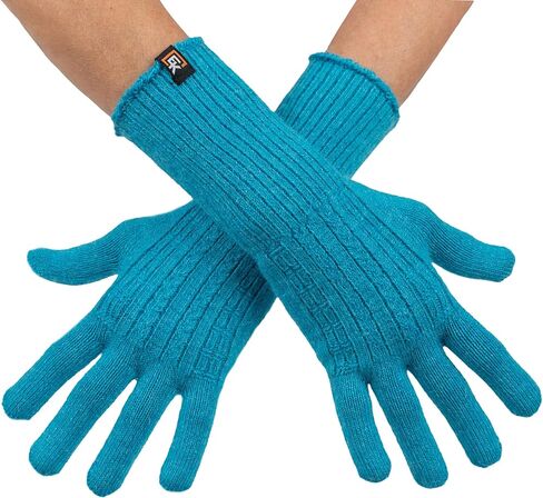 Evolution Knitwear Alpaca Cable Knit Gloves - Made in the USA - Super Soft Baby Alpaca - Small in Saudi Arabia