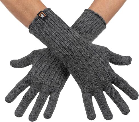 Evolution Knitwear Alpaca Cable Knit Gloves - Made in the USA - Super Soft Baby Alpaca - Small in Saudi Arabia