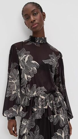 تونيك نسائي مزهّر، طباعة فلورا، S in Kuwait