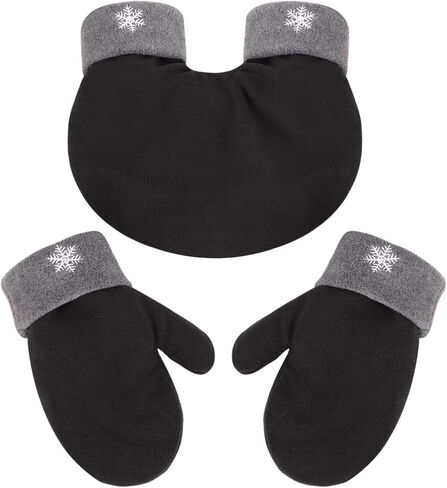 JIAHG 3 Pcs Christmas Couple Hand Holding Gloves Cozy Warm Polar Fleece Hand Holding Mittens for Lovers Xmas Valentine’s Gift in Saudi Arabia