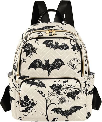 Goth Bats Backpack Purse For Women Lightweight Travel Shoulder Bag Daily Mini Backpack in Saudi Arabia
