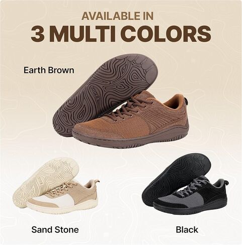 Hike Footwear Hike AltraPrime – Premium Leather & Pain-Free Barefoot Hiking Shoes, Hiking Boots for Women Men, Wide Toe Daily Wear Walking Shoes in Saudi Arabia