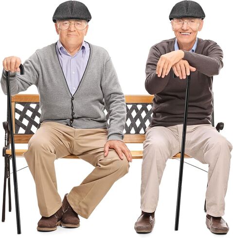 SATINIOR 7 Pcs 1920s Mens Costume 100 Days of School Costume Old Man Gangster Grandpa Accessories Cosplay Set in Saudi Arabia