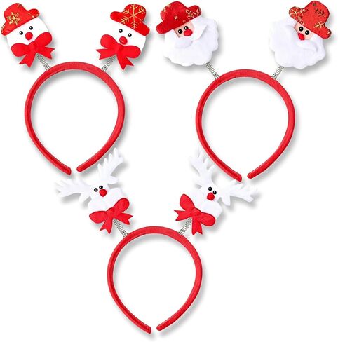 repudiate 3PCS Christmas Headbands for Girls, Children, Party Decoration favors Women in Saudi Arabia