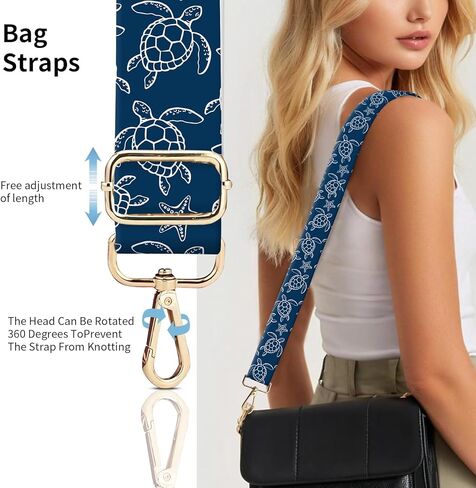 Purse Strap Replacement Crossbody 1.5" Wide Bag Strap, Adjustable Shoulder Straps for Women Handbags in Saudi Arabia