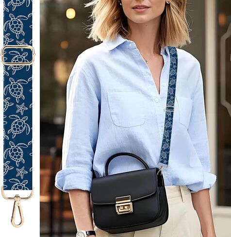 Purse Strap Replacement Crossbody 1.5" Wide Bag Strap, Adjustable Shoulder Straps for Women Handbags in Saudi Arabia