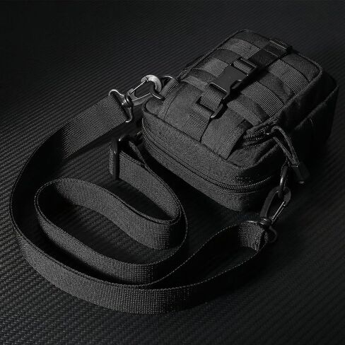 2PCS Adjustable Shoulder Straps for Bags, 63in/160cm Purse Straps Replacement Crossbody, Wide Crossbody Bag Strap for Duffle Briefcase Messenger Bags (Black) in Saudi Arabia