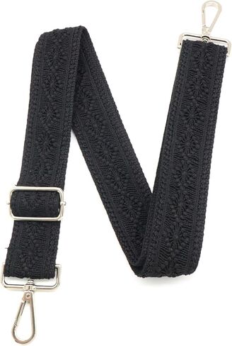 Crossbody Straps for Purses Gold Hardware Purse Strap Adjustable Replacement,Retro Lace Flowers for Shoulder Bags in Saudi Arabia