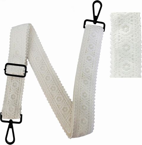 Crossbody Straps for Purses Gold Hardware Purse Strap Adjustable Replacement,Retro Lace Flowers for Shoulder Bags in Saudi Arabia