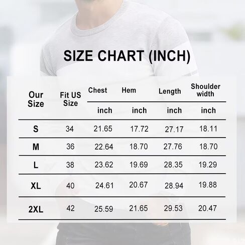 Fashion Crew Neck Pullover Sweater for Men, Grey and White Horizontal Stripes for Spring and Fall in Saudi Arabia