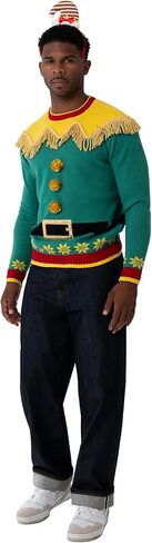 Blizzard Bay Men's Ugly Christmas Sweater Santa in Saudi Arabia