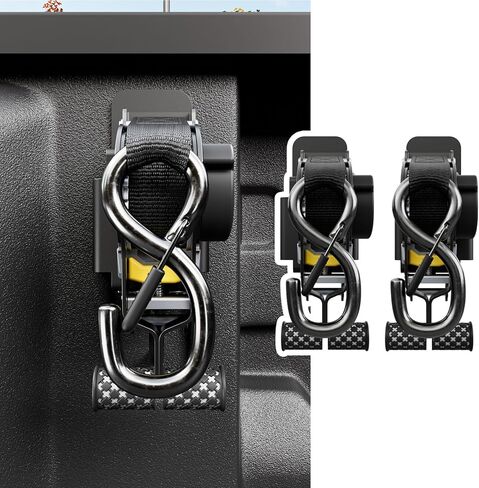 2pcs التعادل القابلة للسحب أسفل الأشرطة المتوافقة مع 2020-2025 Jeep Gladiator Retractable Rectraps Artraps for 2020 2021 2022 2023 2024 2025 Jeep Gladiator Accessories in Kuwait