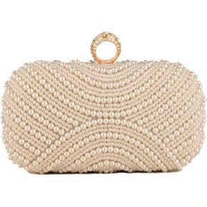 Pearl Clutch Purses for Women Party Wallet Handbag Evening Clutch Bag in Saudi Arabia