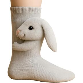 Animal Socks, 3D Knit Animal Sloth Socks for women, Cute Plush Animals Hug Sock （One Size in Saudi Arabia